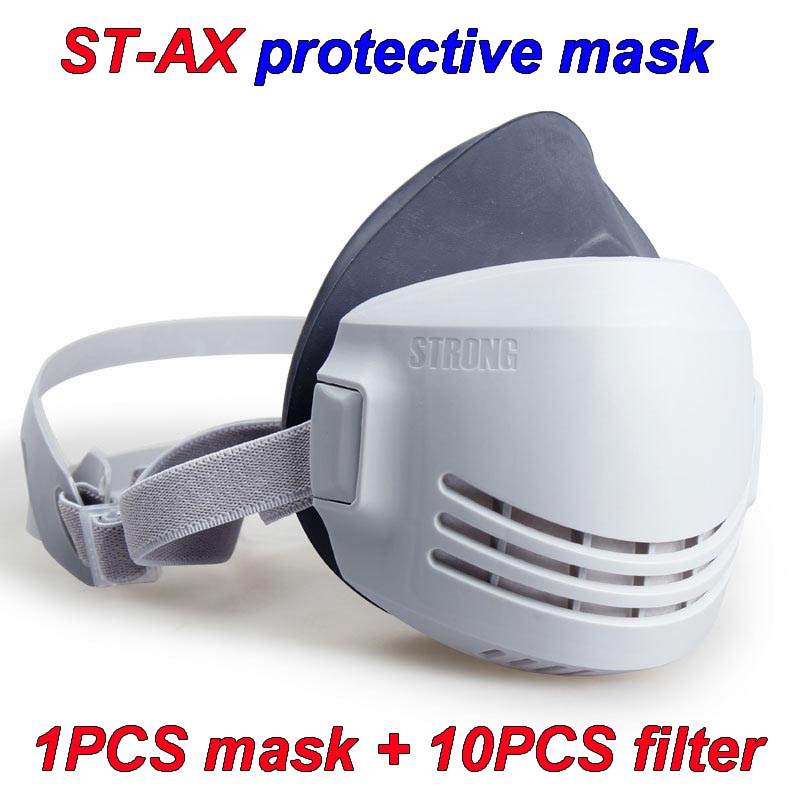 Woodworking Mask - ST-AX Staubmaske Täglicher Anti-Staub Anti-Limetten-Pulver Zement