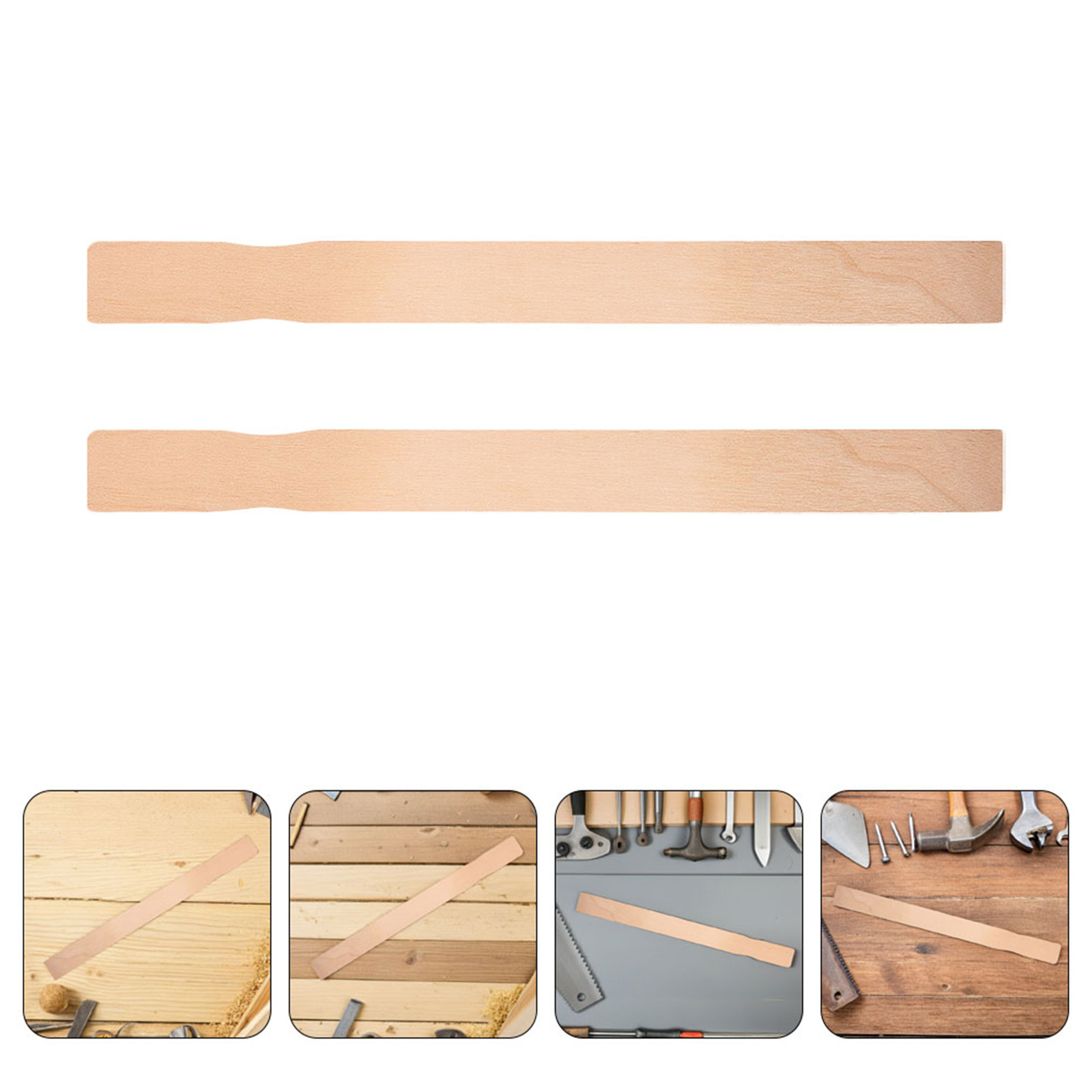 Woodworking Art - 15 Stück Farbrührstäbe, Hochwertige Holz-Mischstäbe für