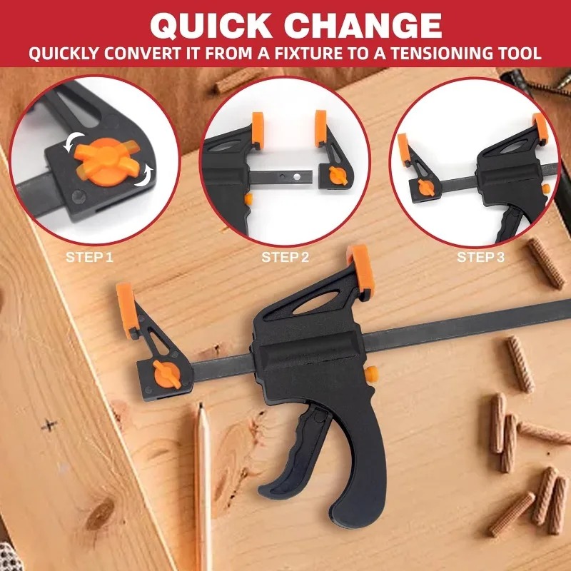 4-Zoll Schnellspann-F-Klemme H – Woodworking Z Clips Bewertung und Preis