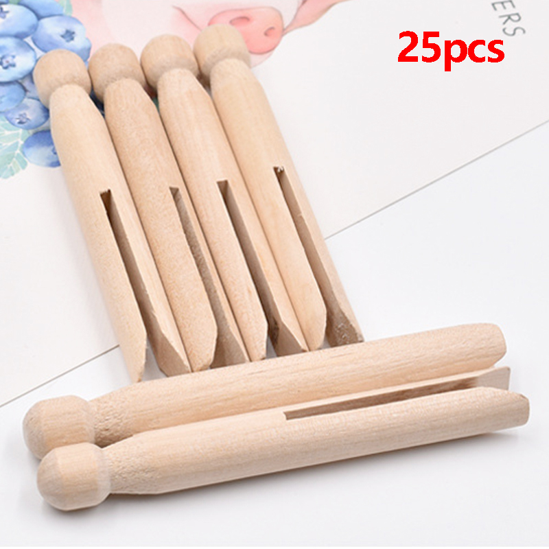 25 Stück 11cm Holz-Wäscheklamm – Woodworking Z Clips Bewertung und Preis