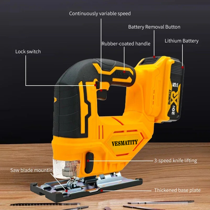 Vesmatity 2700RPM Bürstenlose  – Woodworking Jigsaw Bewertung und Preis