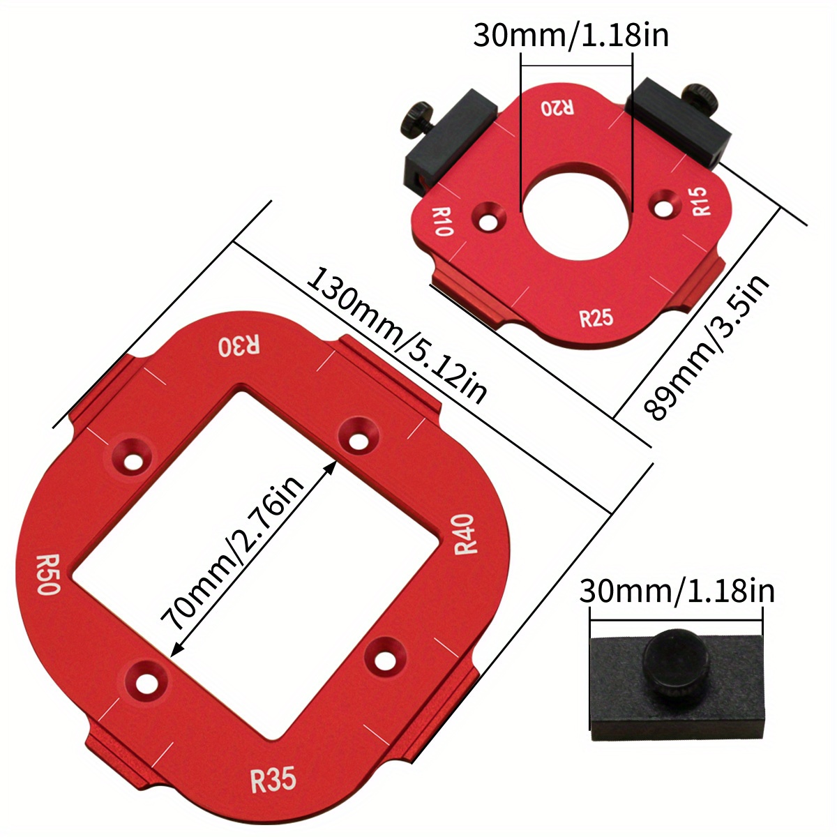 Aluminium-Eckradius-Schablonen – Woodworking Z Clips Bewertung und Preis
