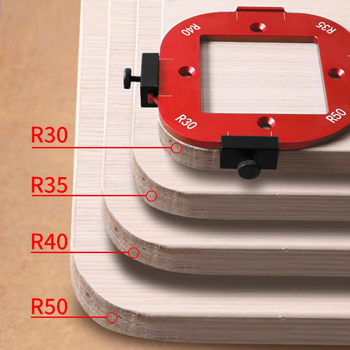 Aluminium-Eckradius-Schablonen – Woodworking Z Clips Bewertung und Preis