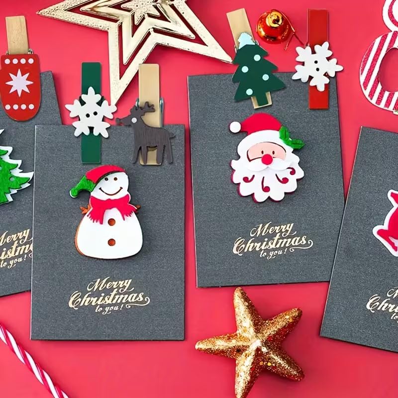 50/100 Stück Weihnachts-Holzkl – Woodworking Z Clips Bewertung und Preis