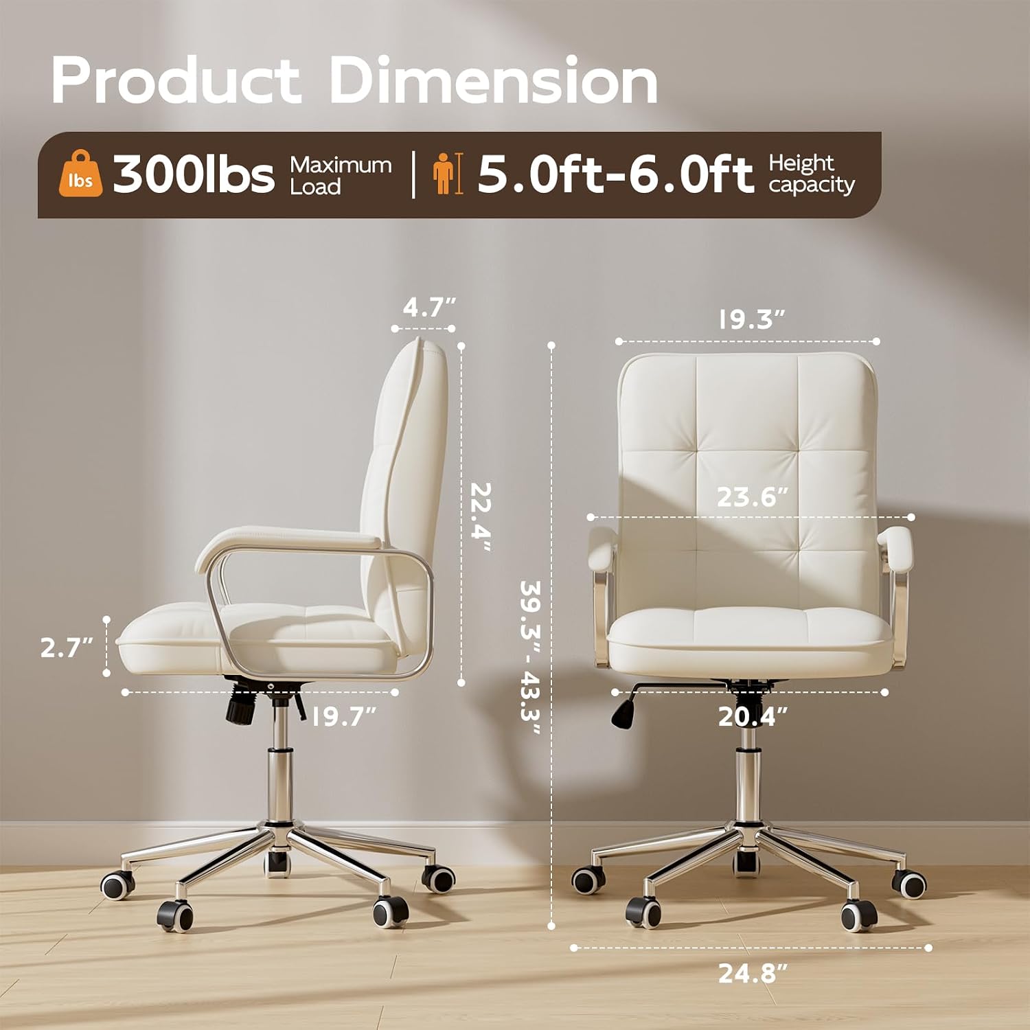 Bürostuhl aus Leder mit mittle – Woodworking Desk Chair Bewertung und Preis
