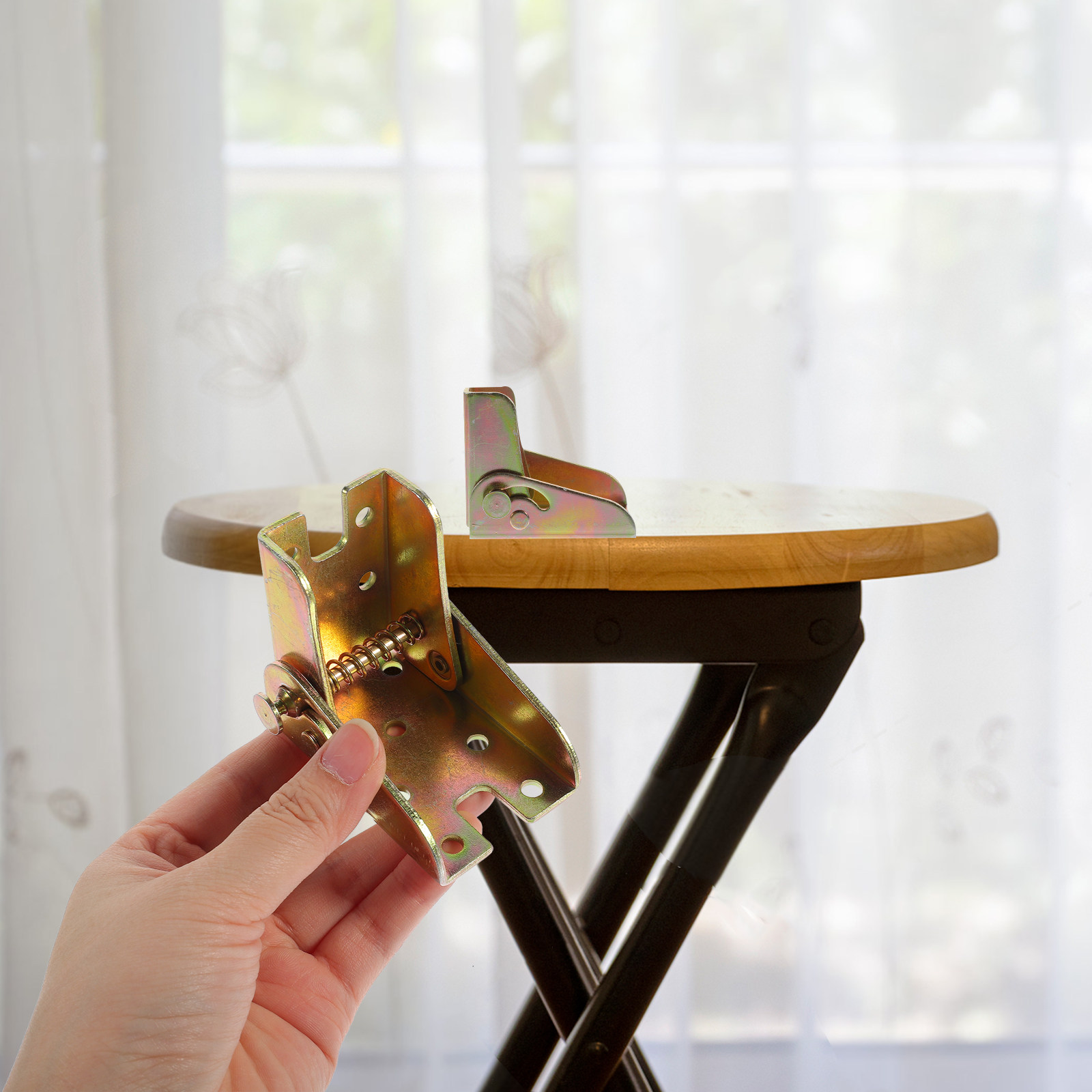 4 Stück faltbare selbstverrieg – Woodworking Desk Chair Bewertung und Preis