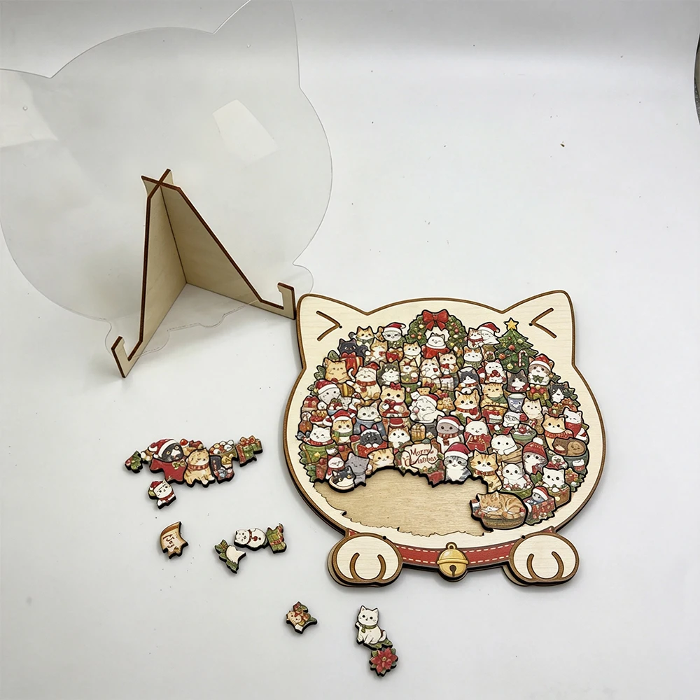 Weihnachtliches Holzpuzzle in  – Woodworking Jigsaw Bewertung und Preis