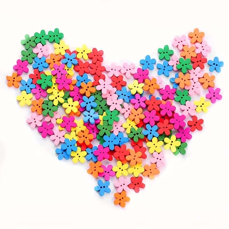 50/100 Stück Blumen-Holzknöpfe – Woodworking Z Clips Bewertung und Preis