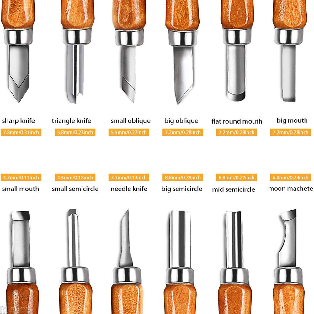 12-teiliges SK2 Holzschnitzwer – Woodworking Art Bewertung und Preis
